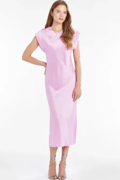 Hot Amanda Uprichard Adina Silk Dress Azalea
