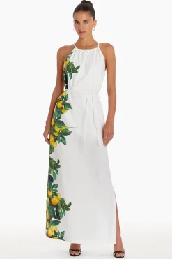 New Amanda Uprichard Alicanta Maxi Lemonhead