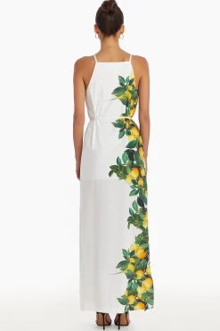 New Amanda Uprichard Alicanta Maxi Lemonhead