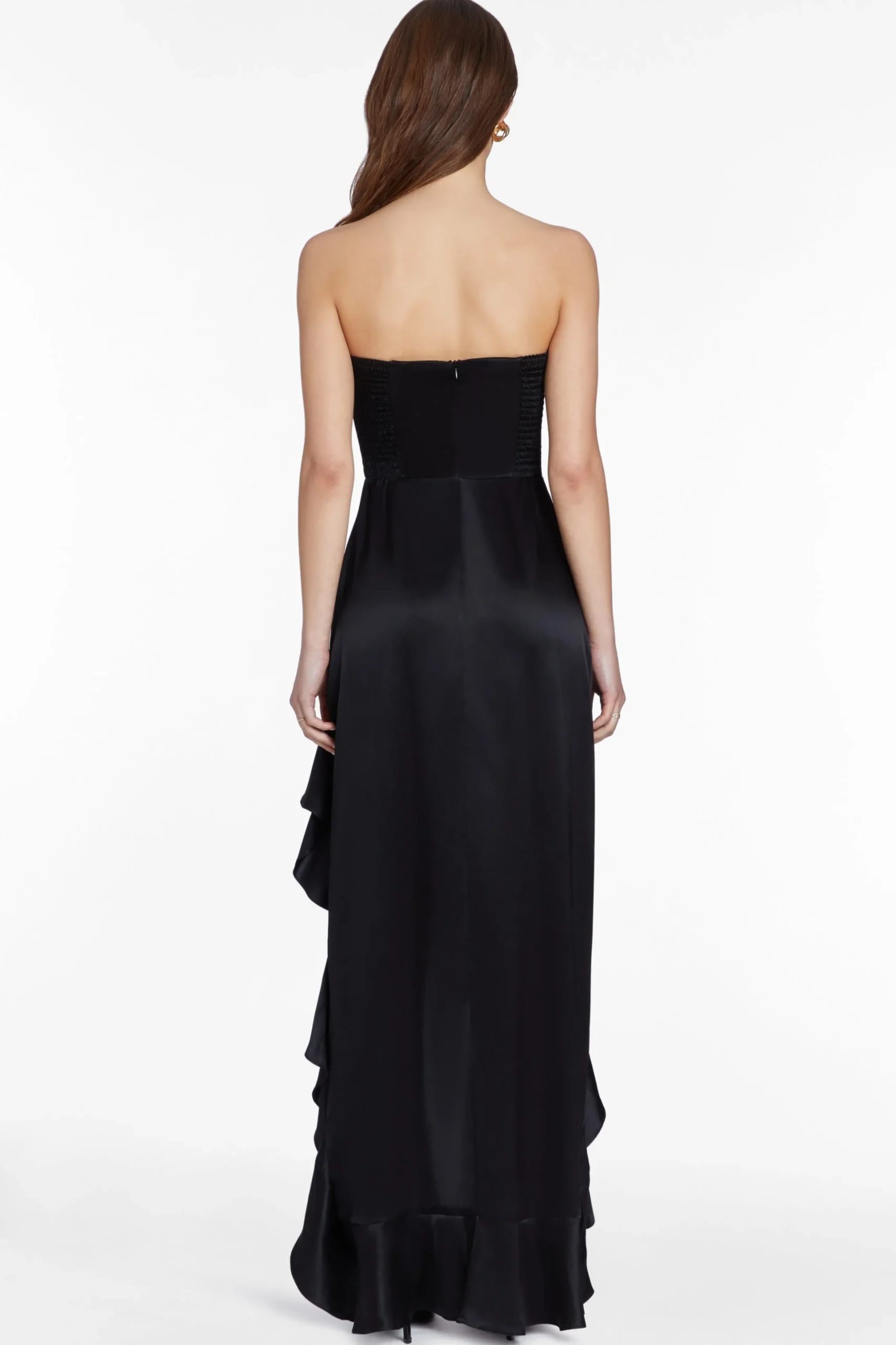 Clearance Amanda Uprichard Amalia Silk Gown Black