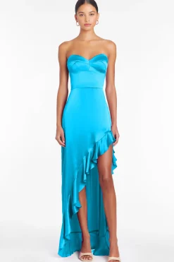 Online Amanda Uprichard Amalia Silk Gown Maui