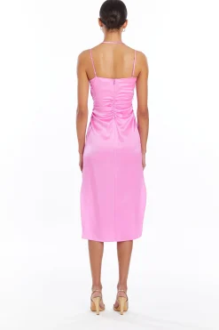 Outlet Amanda Uprichard Amiyah Silk Dress Aster
