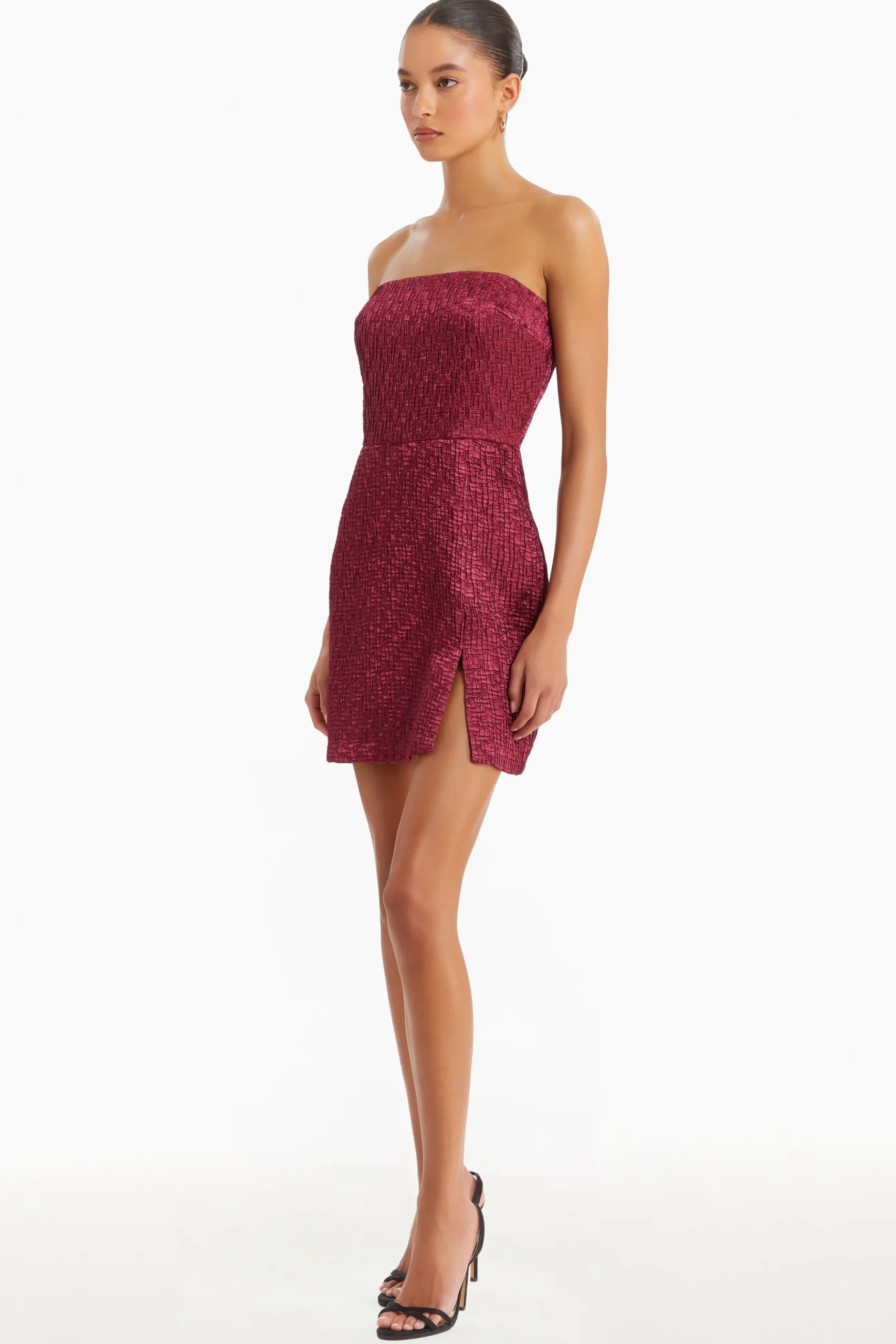 Best Amanda Uprichard Arely Dress Burgundy