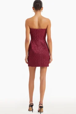 Best Amanda Uprichard Arely Dress Burgundy