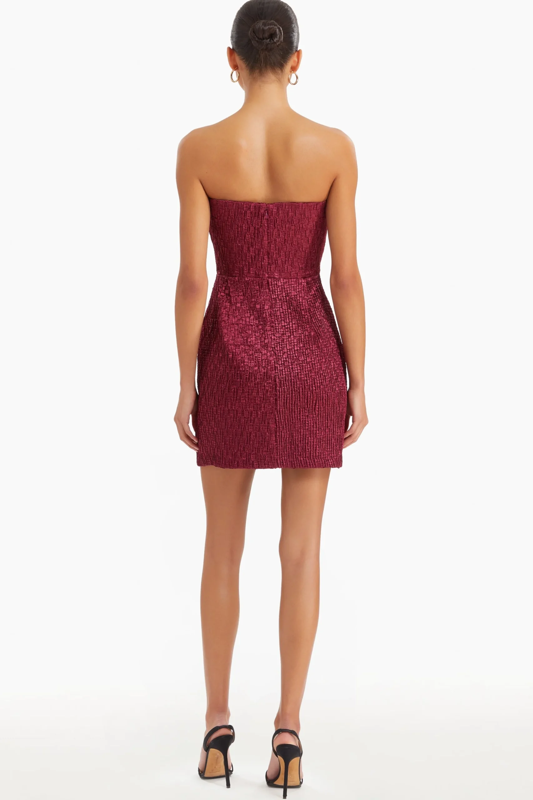 Best Amanda Uprichard Arely Dress Burgundy