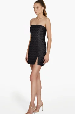 Hot Amanda Uprichard Arely Dress in Pleat Black