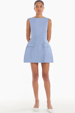 Online Amanda Uprichard Banco Dress Blue