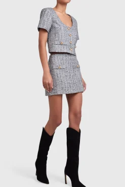 Outlet Amanda Uprichard Benton Top Marble