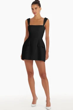Outlet Amanda Uprichard Bethany Skort Romper Black
