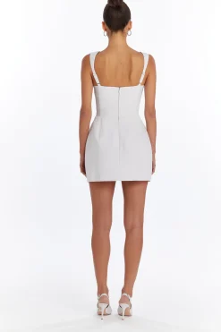 New Amanda Uprichard Bethany Skort Romper Ivory