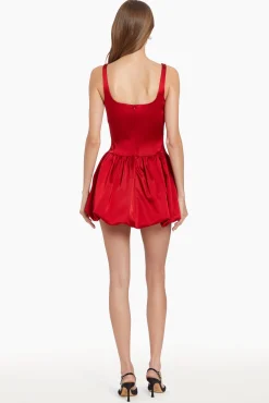 Discount Amanda Uprichard Bettina Skort Romper Ruby