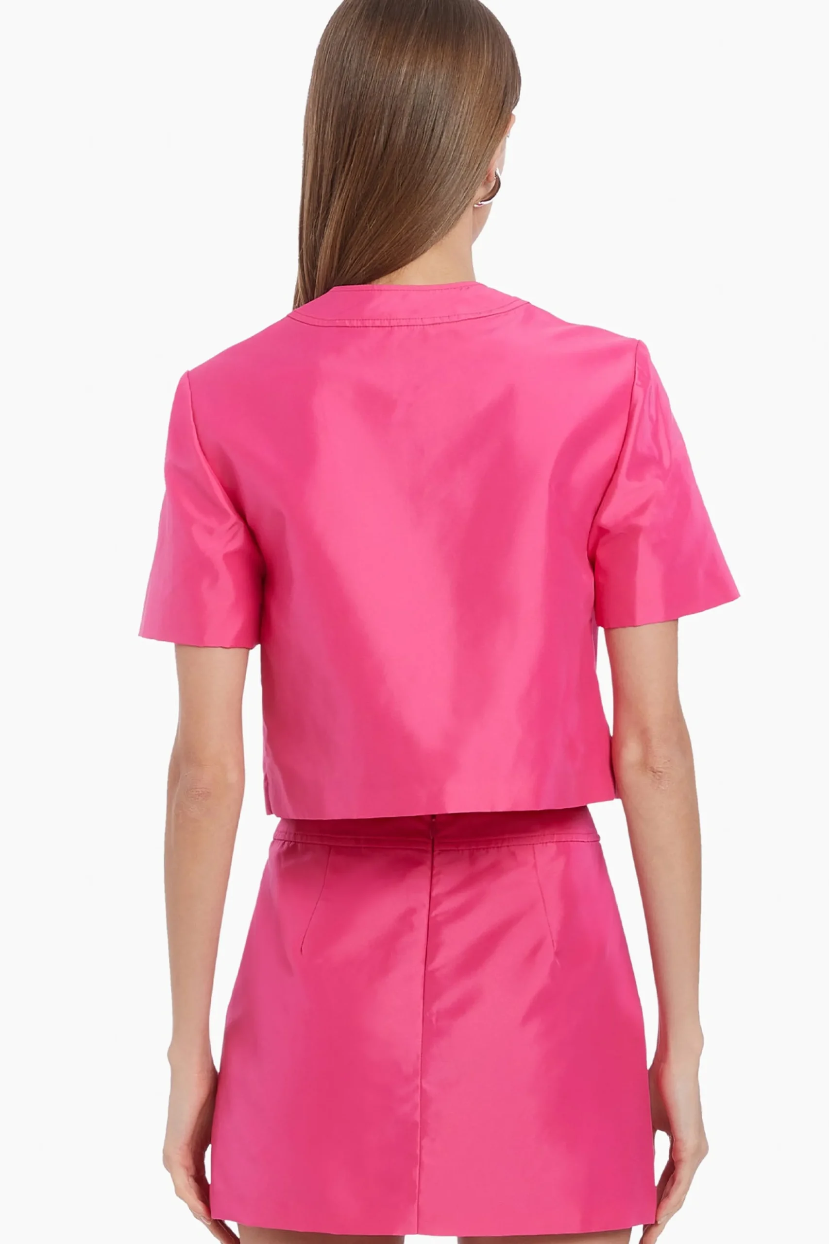 Clearance Amanda Uprichard Braswell Top in Nylon FrenchRose