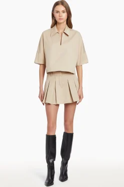 Amanda Uprichard Bryce Top Khaki