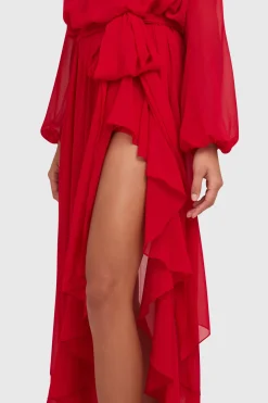 Hot Amanda Uprichard Calliope Dress Red