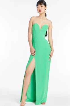 Discount Amanda Uprichard Cherri Gown Grass
