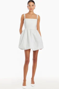 New Amanda Uprichard Christine Dress in Boucle White