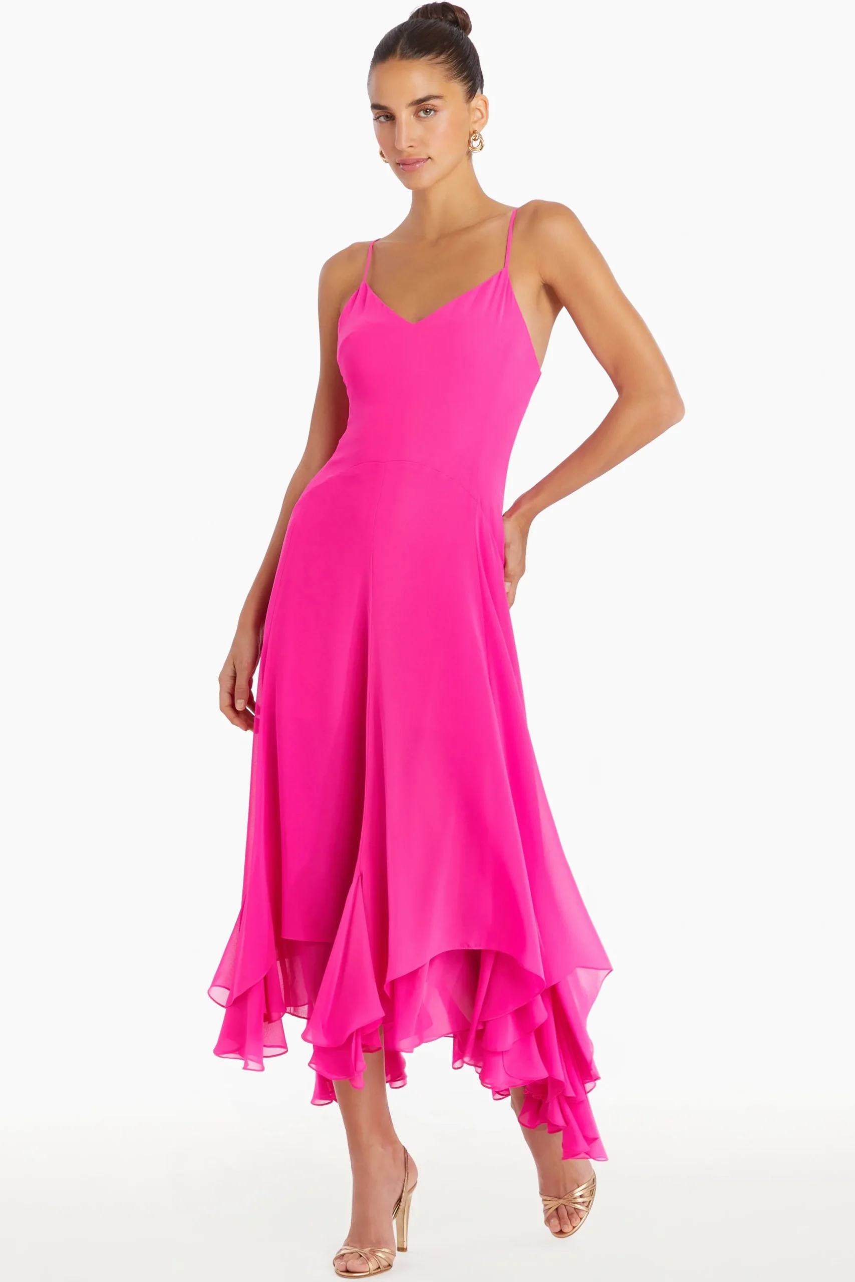 Hot Amanda Uprichard Clemenza Dress HotPink