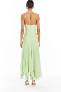 New Amanda Uprichard Clemenza Dress Pear