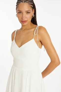 New Amanda Uprichard Clemenza Mini Dress Ivory