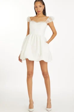 Outlet Amanda Uprichard Clydette Dress White