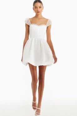 Outlet Amanda Uprichard Clydette Dress White