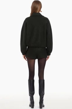 Hot Amanda Uprichard Como Bomber Jacket DarkGreen