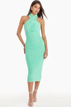 Hot Amanda Uprichard Conchita Dress Green/White