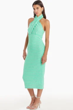 Hot Amanda Uprichard Conchita Dress Green/White