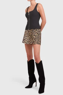 Hot Amanda Uprichard Dale Skort LeopardJacquard