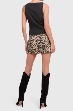 Hot Amanda Uprichard Dale Skort LeopardJacquard