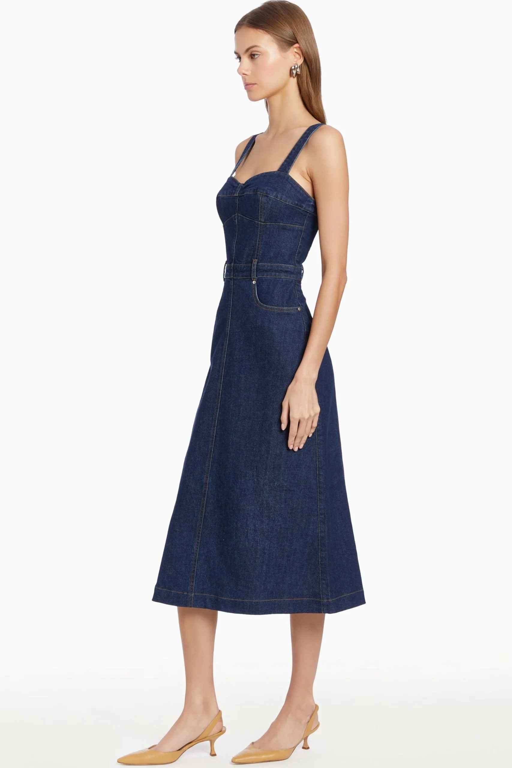 Outlet Amanda Uprichard Despina Dress HeritageWash