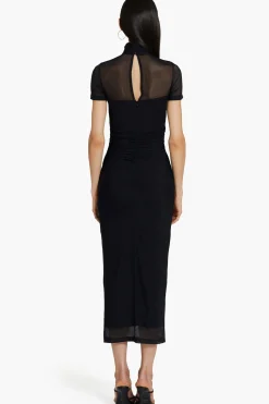 Sale Amanda Uprichard Dominique Dress in Mesh Black