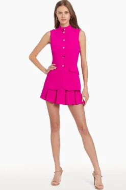 Hot Amanda Uprichard Evelyn Skort Romper DarkHotPink