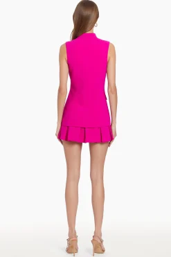 Hot Amanda Uprichard Evelyn Skort Romper DarkHotPink