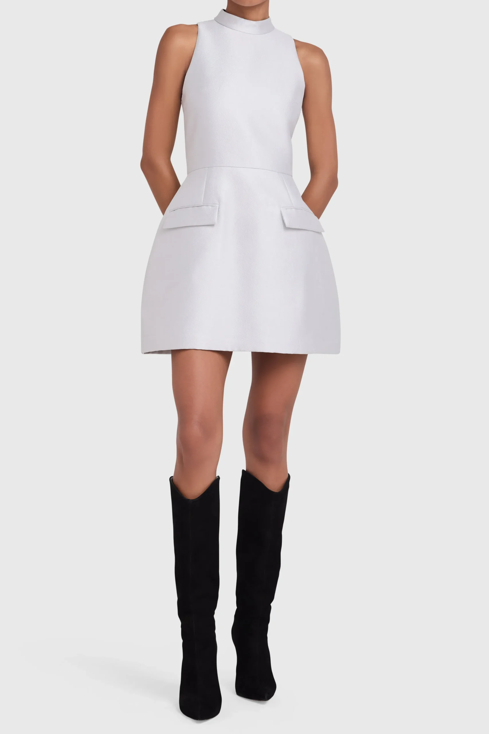 Clearance Amanda Uprichard Everhart Dress Silver