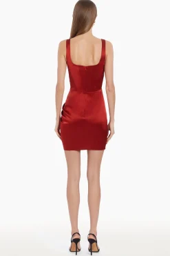 Sale Amanda Uprichard Fiorella Dress Cinnamon