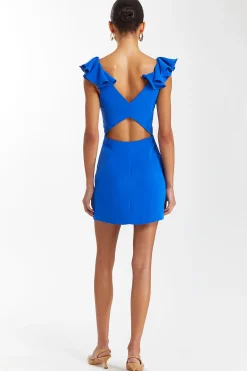 Sale Amanda Uprichard Gimlet Dress Cobalt