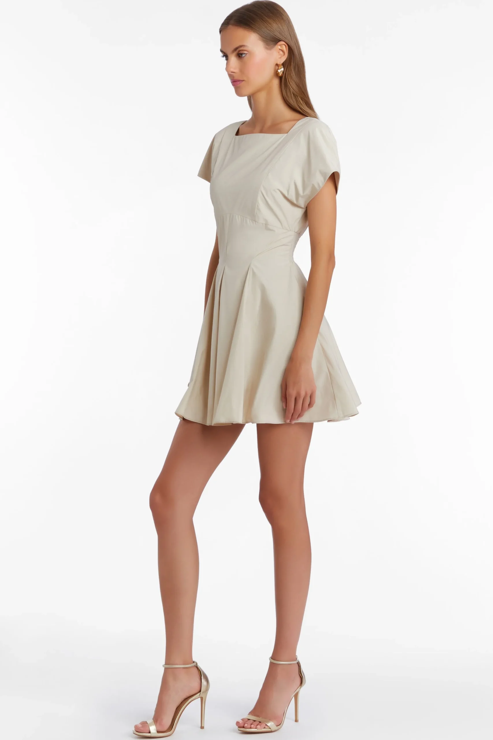Sale Amanda Uprichard Harper Dress Bone