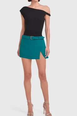 Discount Amanda Uprichard Helsa Skort Jewel