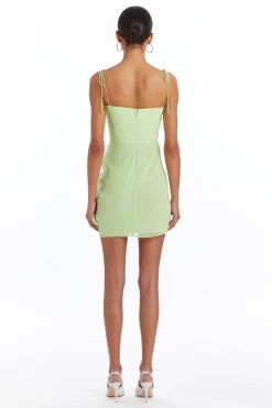 New Amanda Uprichard Holly Dress Pear