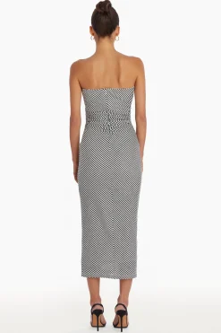 New Amanda Uprichard Inaya Dress Black/White