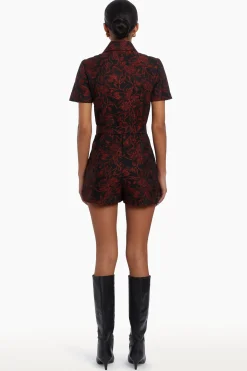 Hot Amanda Uprichard Ireland Romper Red/Black