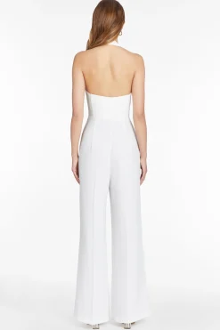 Discount Amanda Uprichard Isadore Jumpsuit Ivory