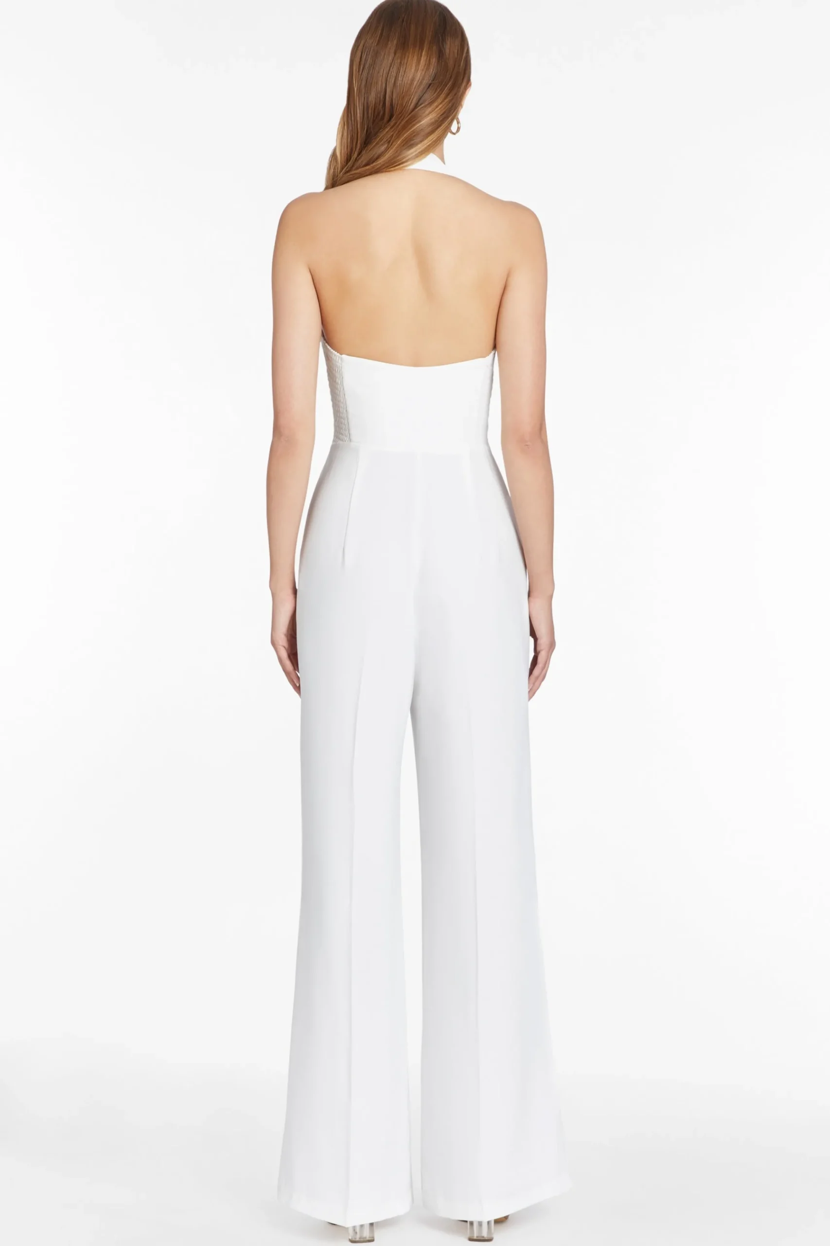 Discount Amanda Uprichard Isadore Jumpsuit Ivory