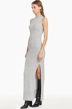 Sale Amanda Uprichard Isla Dress LightHeatherGray