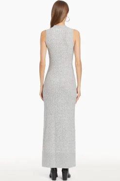 Sale Amanda Uprichard Isla Dress LightHeatherGray