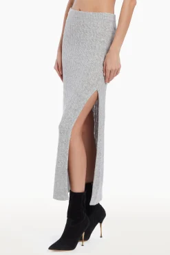 Clearance Amanda Uprichard Isla Skirt LightHeatherGray