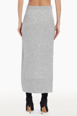 Clearance Amanda Uprichard Isla Skirt LightHeatherGray
