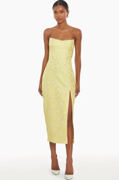 Clearance Amanda Uprichard Ivy Dress Yellow