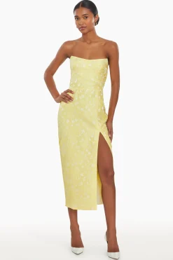 Clearance Amanda Uprichard Ivy Dress Yellow
